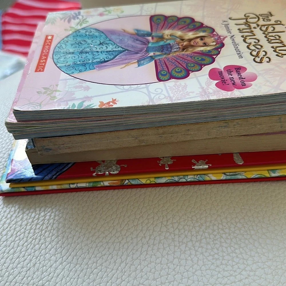 7-Book Bundle for the WHOLE Family - Barbie, Mariposa, Island Princess, Vampire